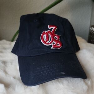 Navy Blue And Red One7Six Hat